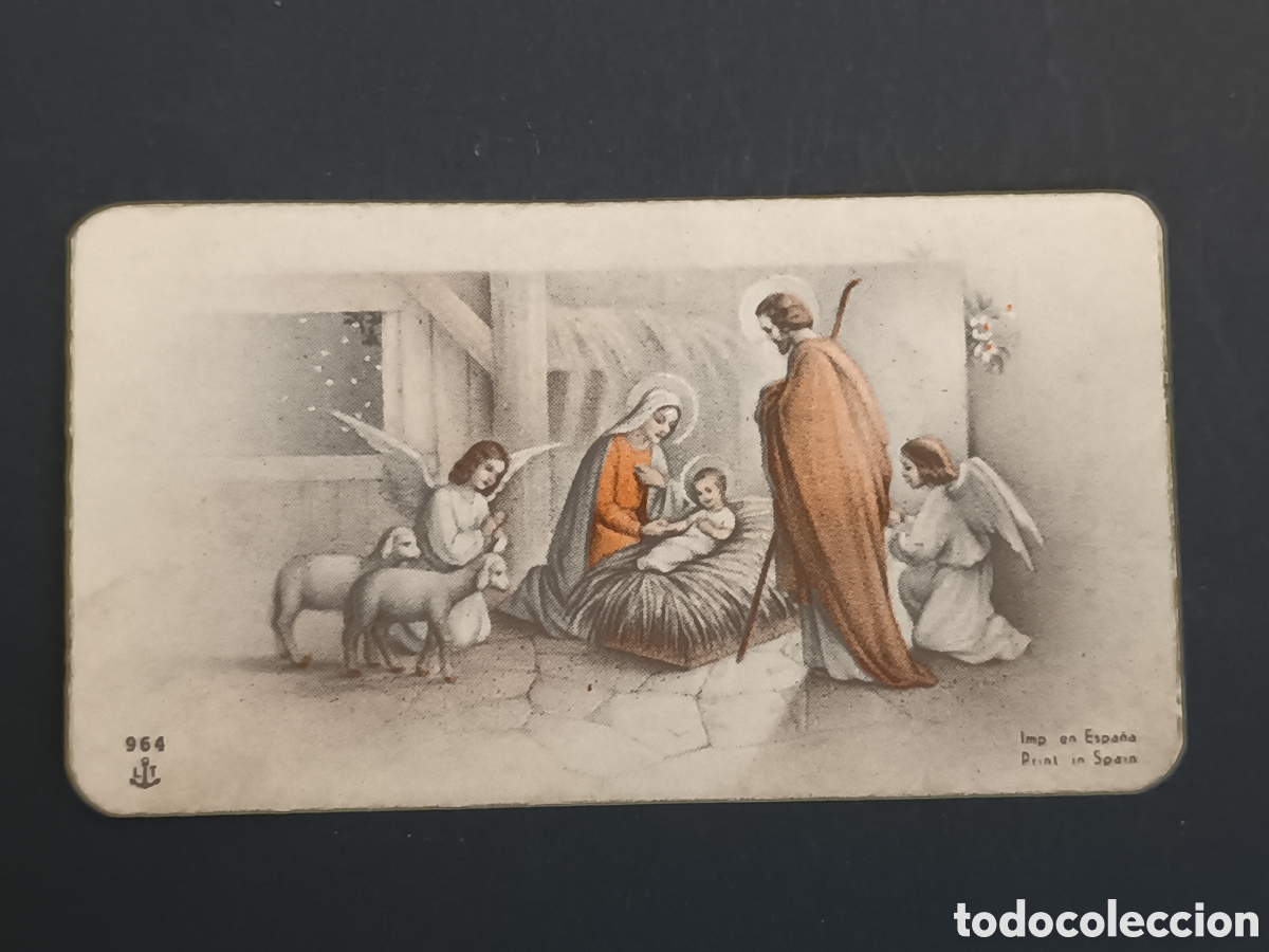 Otros Art&iacute;culos de Coleccionismo en Papel: ANTIGUA ESTAMPA DE PRIMERA COMUNI&Oacute;N. 1945. MASALFASAR. VAL&Eacute;NCIA. 7,5 X 4,2 CM.