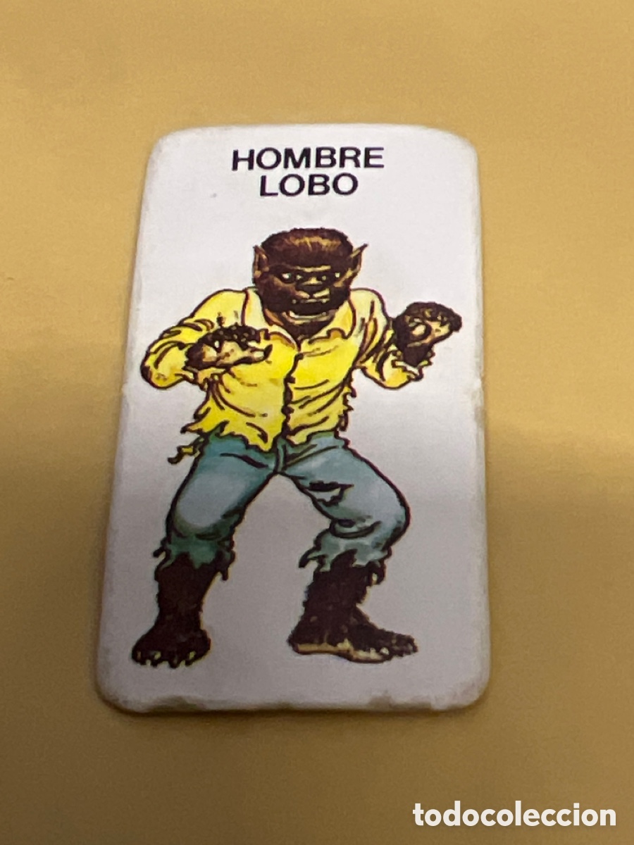 Paper Collecting Others: T1/E2/482. CROMO JUEGO DE MESA MISTERIO EDICION MINI CEFA HOMBRE LOBO