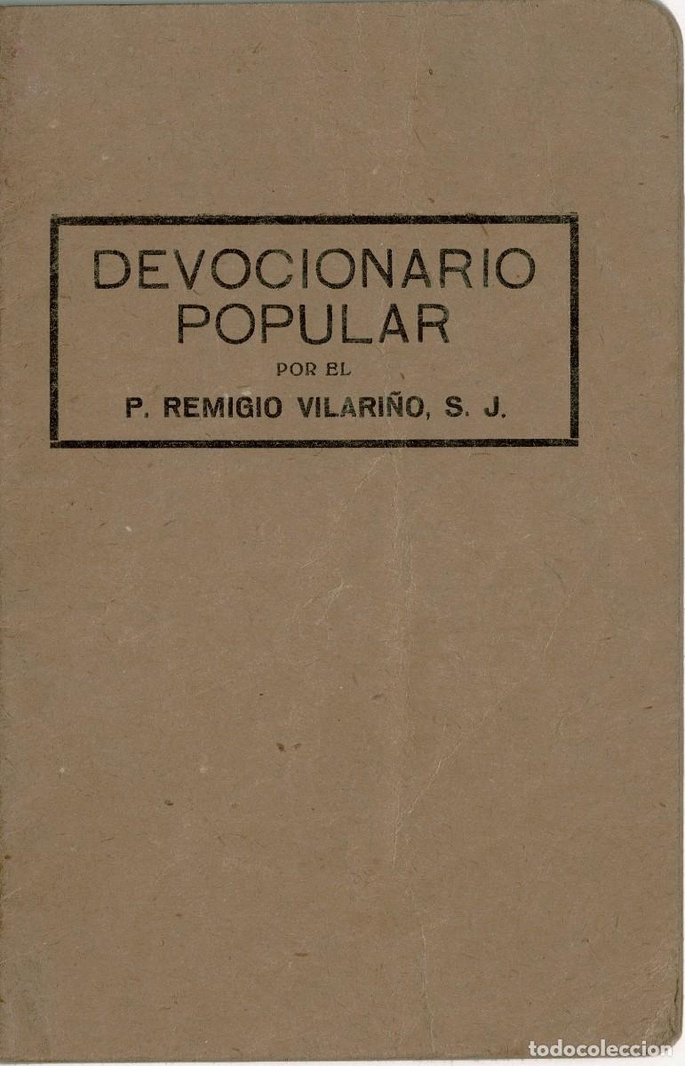 Otros Art&iacute;culos de Coleccionismo en Papel: Devocionario Popular, padre REmigio Villari&ntilde;o,