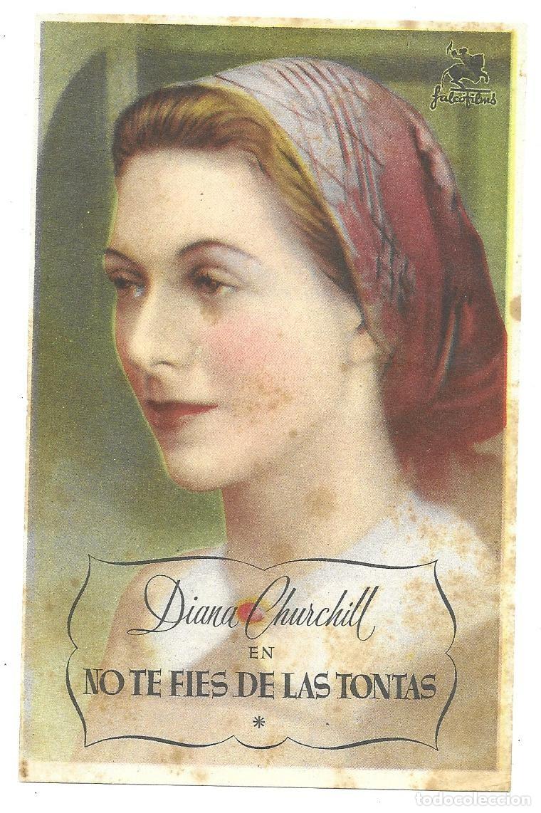 Otros art&iacute;culos de coleccionismo en papel: Folleto publicitario DENTICHLOR. Imagen &rdquo;No te f&iacute;es de las tontas&rdquo;
