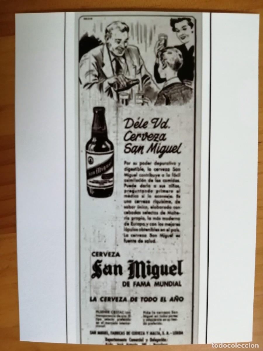 Otros Art&iacute;culos de Coleccionismo en Papel: CERVEZA SAN MIGUEL DE FAMA MUNDIAL.