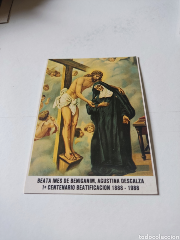 Otros art&iacute;culos de coleccionismo en papel: Estampa religiosa Beata In&eacute;s de Beniganim