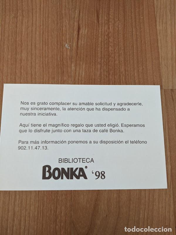 Sammelleidenschaft Andere Papierartikel: TARJETA CAF&Eacute; BONKA 1998