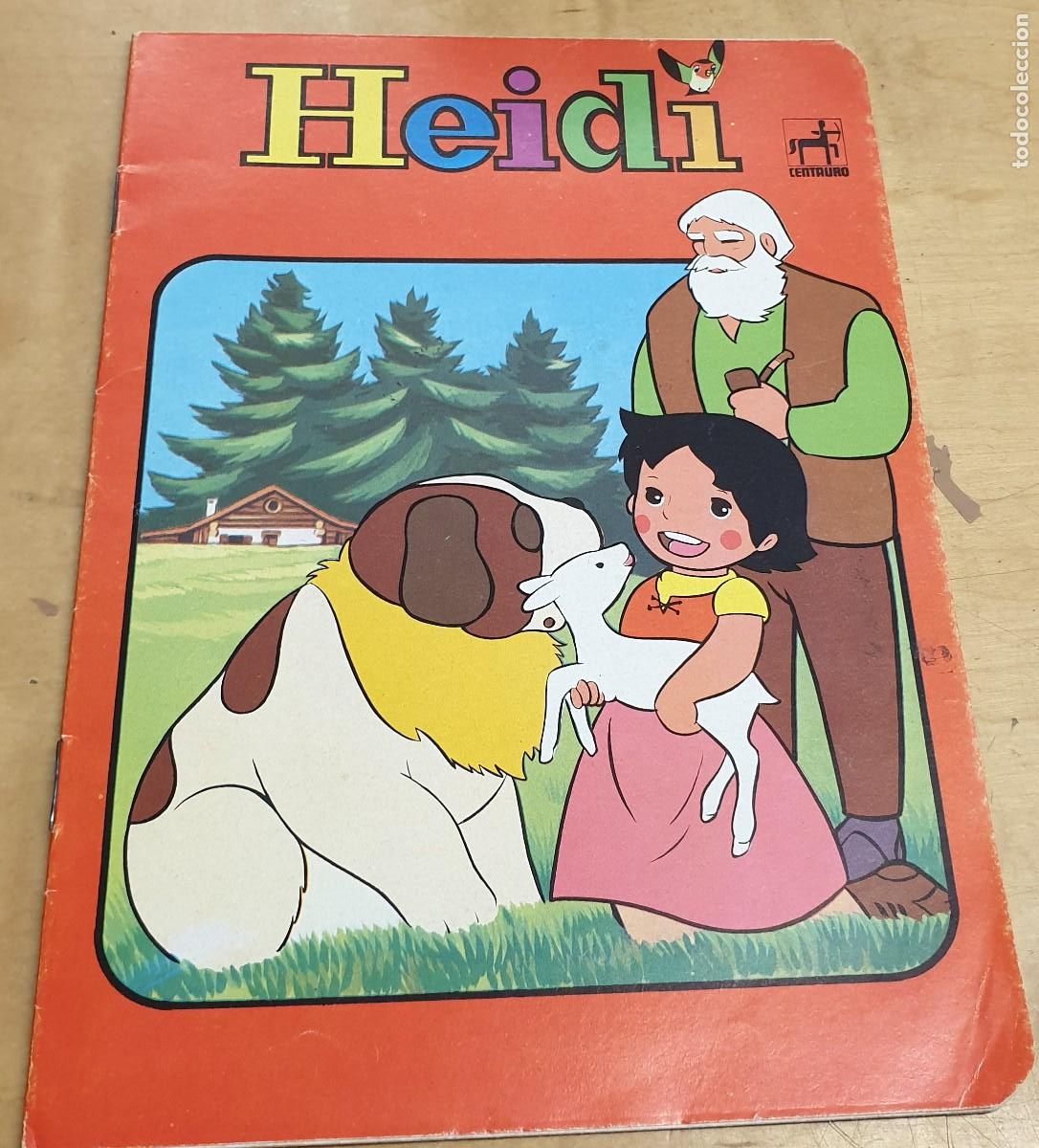 Otros Art&iacute;culos de Coleccionismo en Papel: CUADERNO HEIDI CON EL ABUELO, NIEBLA Y COPITO DE NIEVE CENTAURO A&Ntilde;O 1976 SIN USAR