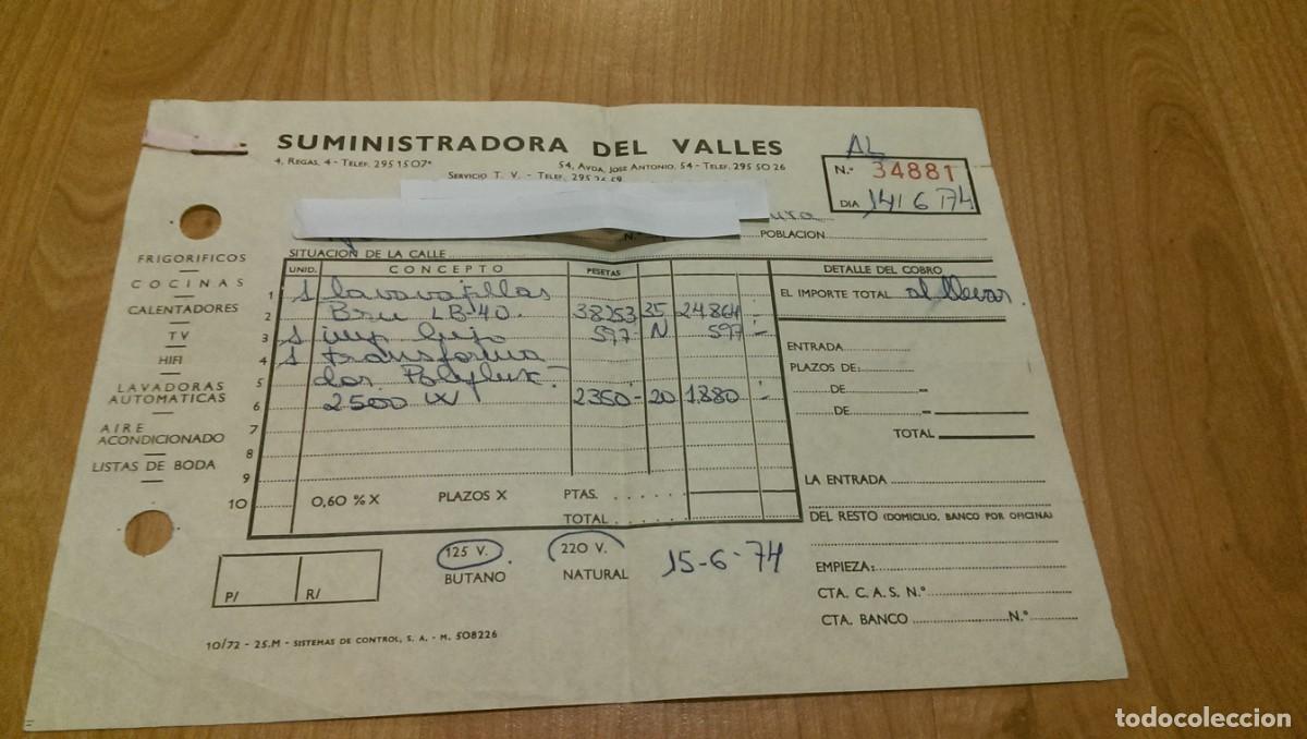 Sammelleidenschaft Andere Papierartikel: ANTIGUO ALBAR&Aacute;N LAVAVAJILLAS SUMINISTRADORA DEL VALL&Eacute;S