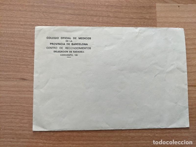Sammelleidenschaft Andere Papierartikel: ANTIGUO SOBRE COLEGIO OFICIAL DE M&Eacute;DICOS DE BARCELONA 17,5 X 11,5