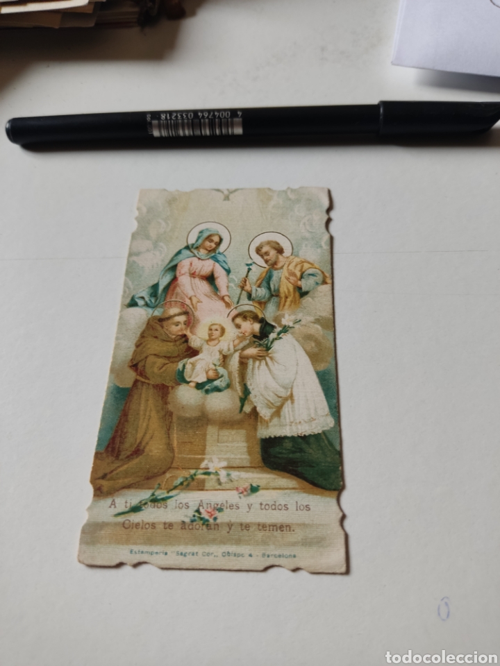 Otros art&iacute;culos de coleccionismo en papel: Estampa religiosa antigua ni&ntilde;o Jes&uacute;s