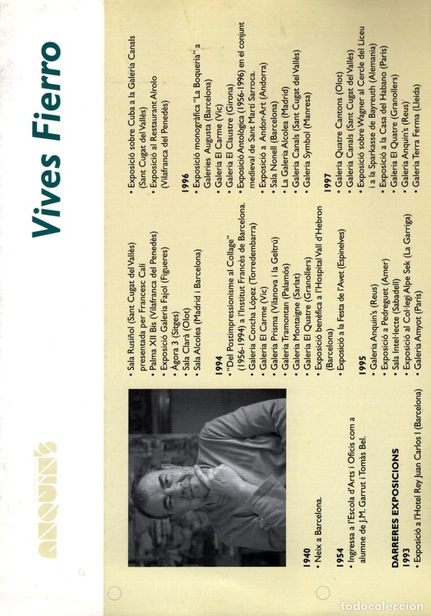 Otros Art&iacute;culos de Coleccionismo en Papel: Vives Fierro Barcelona 2003 sala anquins