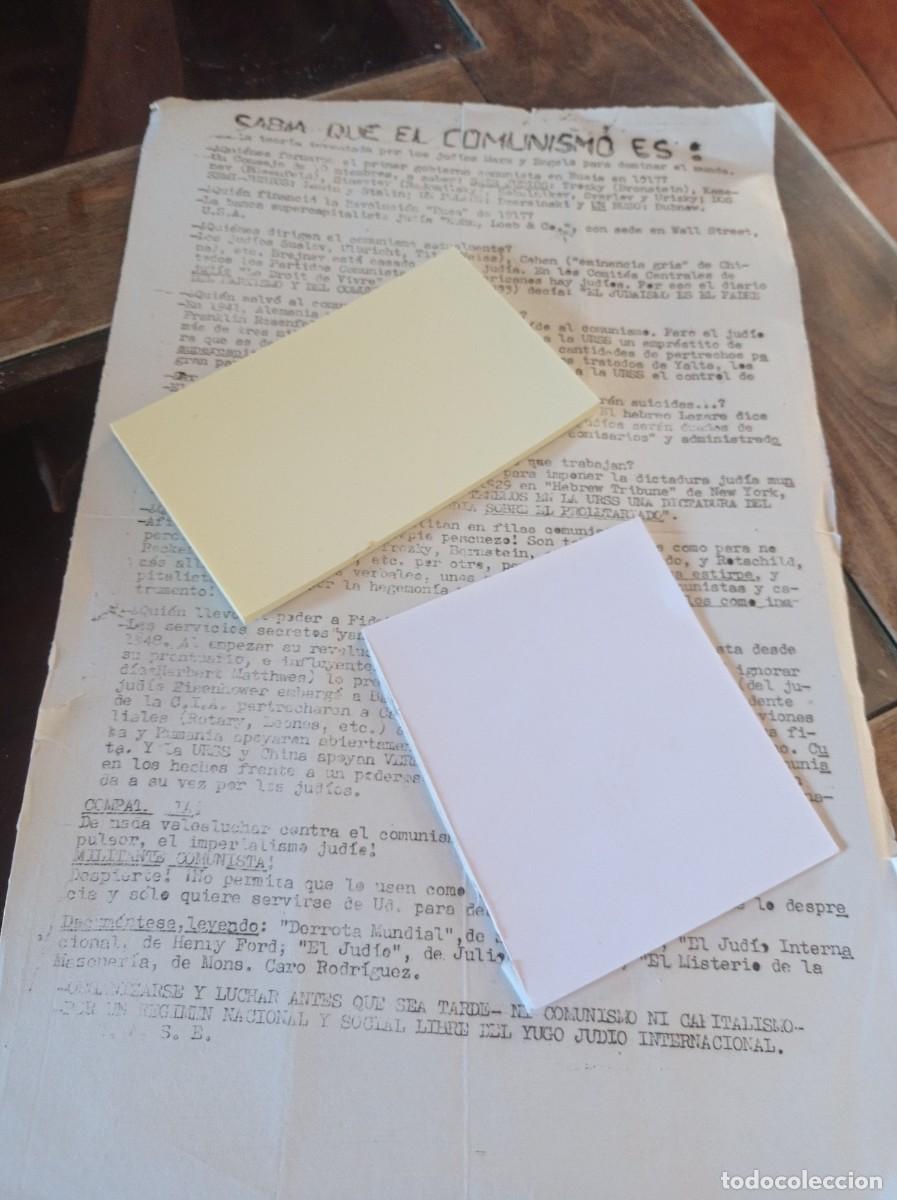 Otros Art&iacute;culos de Coleccionismo en Papel: HOJA FOLIO &rdquo;SAB&Iacute;A QUE EL COMUNISMO ES.&rdquo; REF. UR MES 10