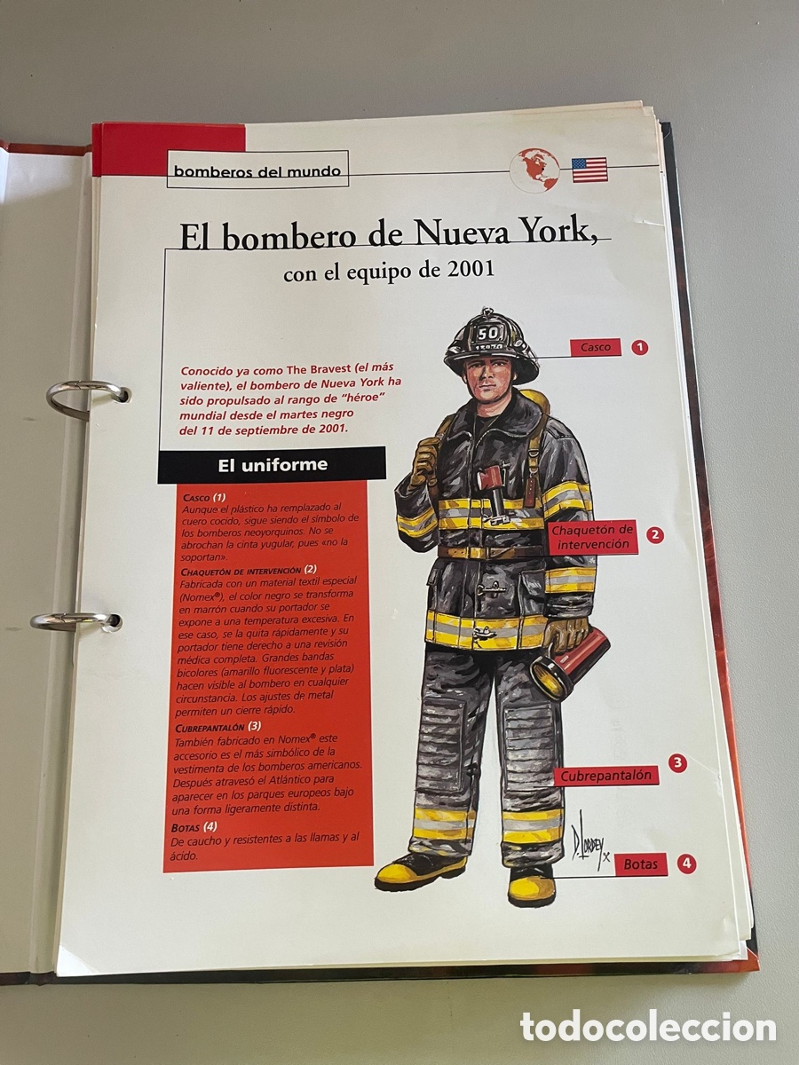 Otros art&iacute;culos de coleccionismo en papel: Bomberos del mundo - Foto 3