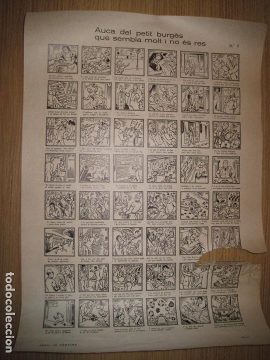 Altri oggetti di carta: AUCA DEL PETIT BURGES QUE SEMBLA MOLT I NO ES RES-ANY 1979-ANTIGA-VEURE FOTOS-(K-9825)