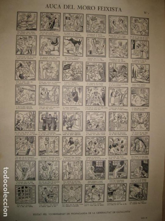 Outros artigos de papel: AUCA DEL MORO FEIXISTA-ANY 1979-VEURE FOTOS-(K-9827)