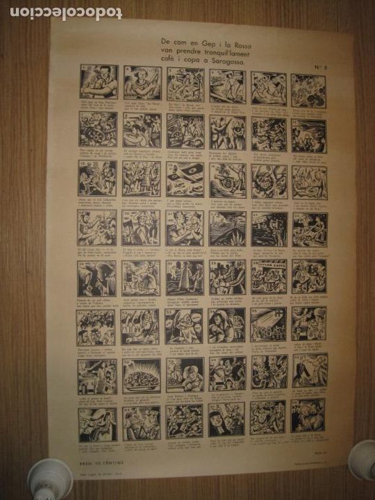Outros artigos de papel: DE COM EN GEP I LA ROSSA VAN PRENDRE TRANQUIL&middot;LAMENT CAFE I COPA-AUCA ANY 1979-VEURE FOTOS-(K-9828)