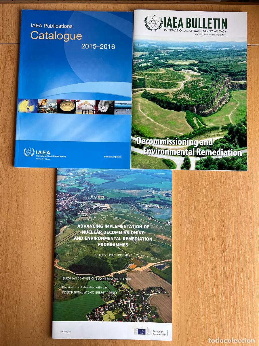Otros art&iacute;culos de coleccionismo en papel: LOTE 3 BOLETINES/CATALOGOS IAEA INTERNATIONAL ATOMIC ENERGY AGENCY 2016