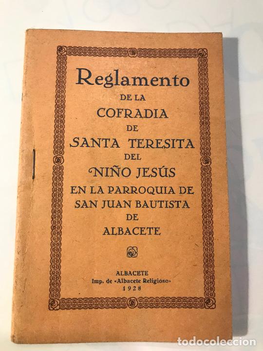Sammelleidenschaft Andere Papierartikel: Albacete reglamento de la cofrad&iacute;a de santa teresita del ni&ntilde;o Jes&uacute;s parroquia de San Juan a&ntilde;o 1928