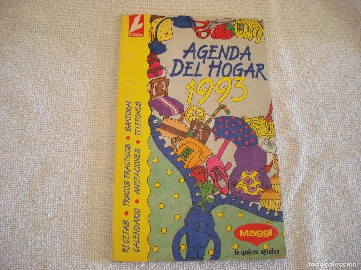 Otros Art&iacute;culos de Coleccionismo en Papel: AGENDA DEL HOGAR MAGGI 1993, RECETAS, SANTORAL CALENDARIO ETC...