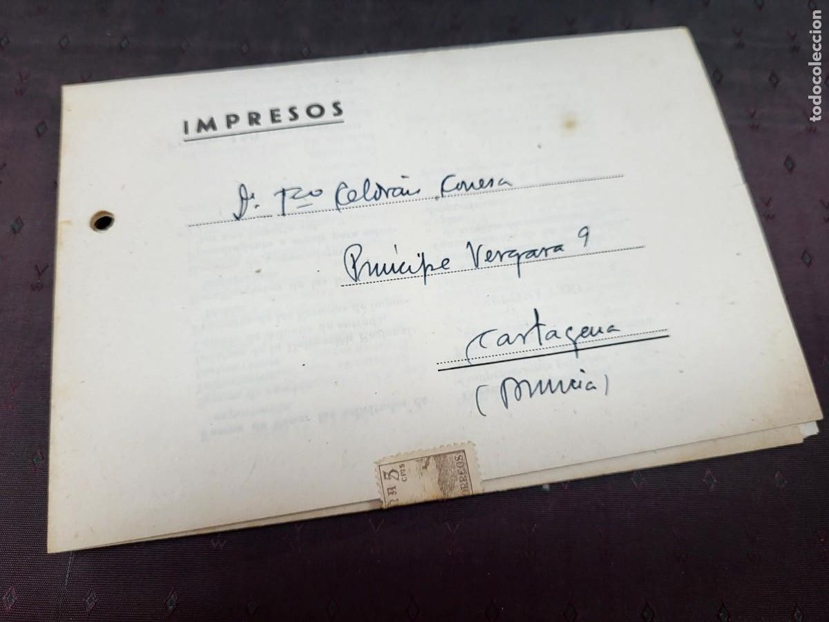 Paper Collecting Others: EDITORIAL LUIS PAMIES EDITOR CREDITOS DOCUMENTARIOS MADRID