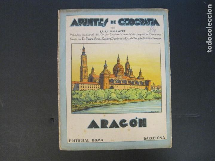 Outros artigos de papel: ARAGON-APUNTES DE GEOGRAFIA-EDITORIAL ROMA-VER FOTOS-(V-24.256)