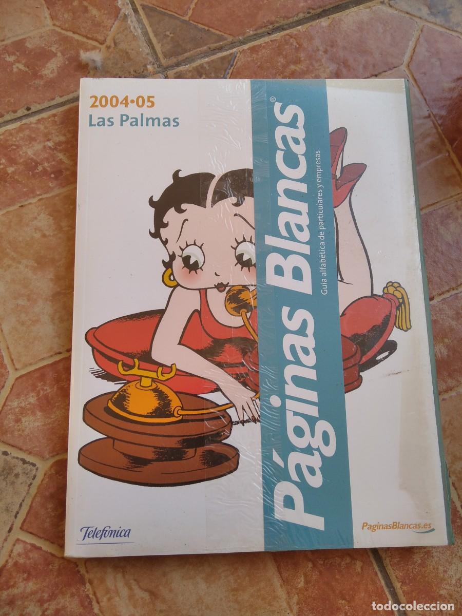 Otros art&iacute;culos de coleccionismo en papel: Antigua gu&iacute;a telef&oacute;nica - tel&eacute;fono P&aacute;ginas Blancas Las Palmas 2004 - 2005 No Amarillas Betty Boop