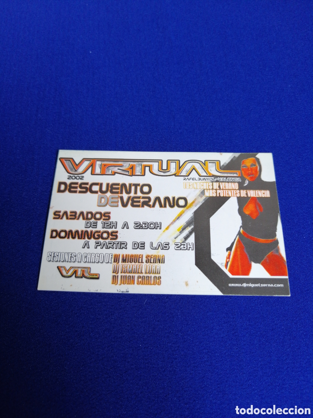 Sammelleidenschaft Andere Papierartikel: DISCOTECA VURTUAL - FLYER - DESCUENTO