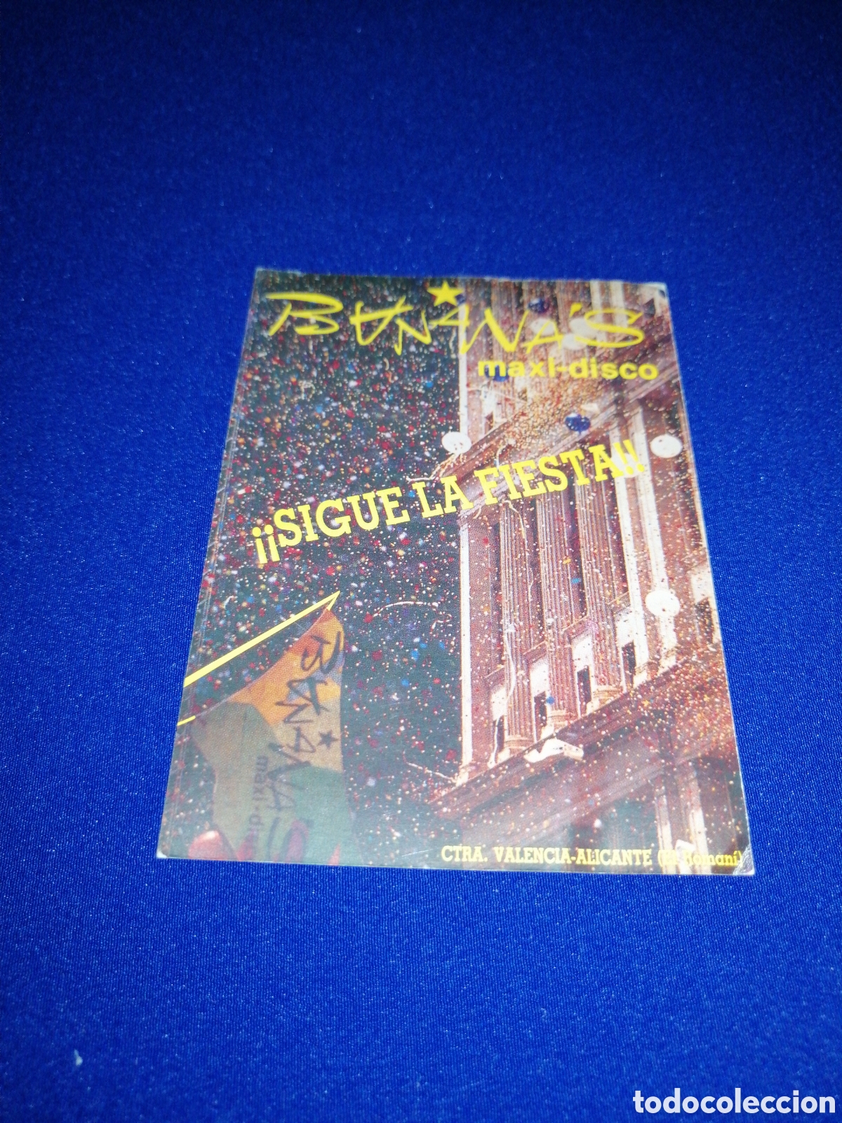Sammelleidenschaft Andere Papierartikel: DISCOTECA BANANAS MAXI DISCO FLYER DESCUENTO
