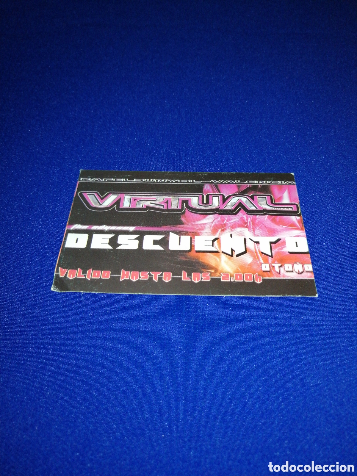 Sammelleidenschaft Andere Papierartikel: DISCOTECA VIRTUAL FLYER DESCUENTO