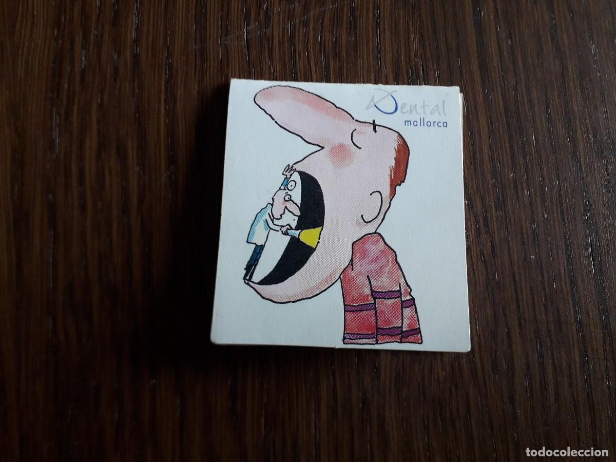Otros Art&iacute;culos de Coleccionismo en Papel: estuche cajita de papel de publicidad, Dental Mallorca, Porto Colom, con envoltorios para chicle