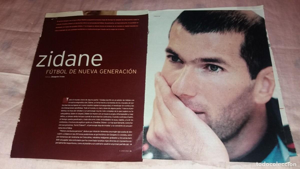 Otros Art&iacute;culos de Coleccionismo en Papel: Zinedine Zidane - 21 paginas - spanish clippings - ver fotos
