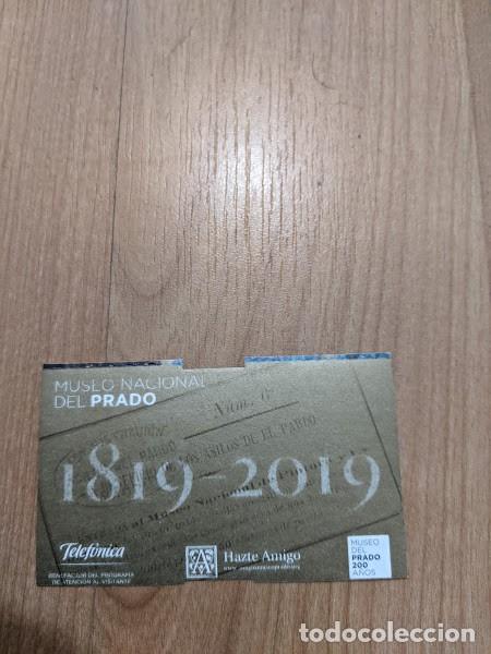 Otros Art&iacute;culos de Coleccionismo en Papel: ENTRADA MUSEO DEL PRADO