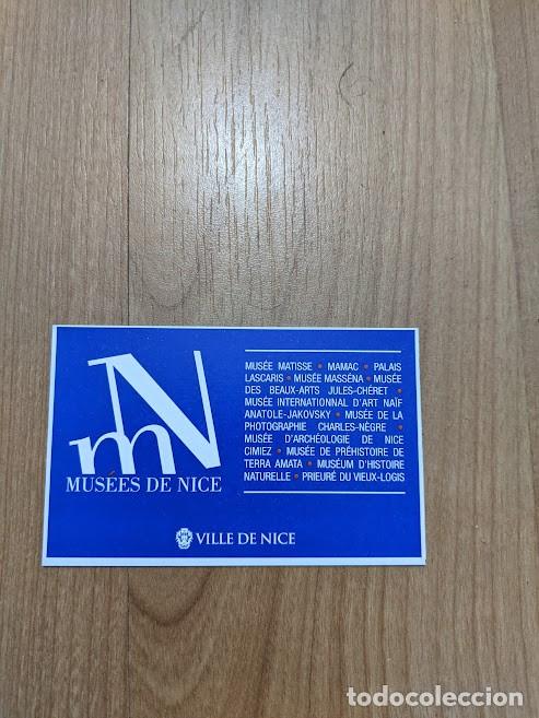 Paper Collecting Others: ENTRADA MUS&Eacute;ES DE NICE