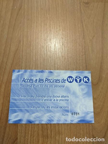 Outros artigos de papel: ENTRADA PISCINA WAIKIKI AGRAMUNT A&Ntilde;OS 90
