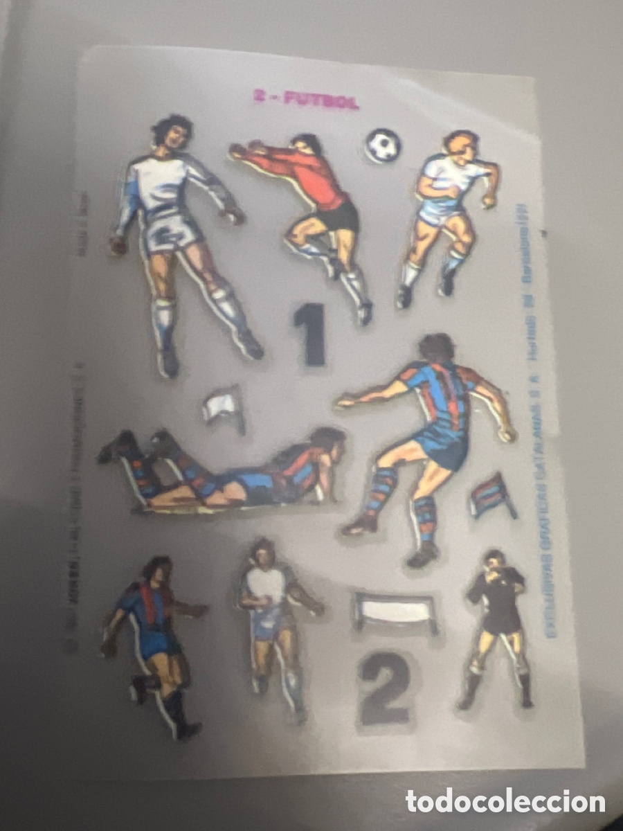 Sammelleidenschaft Andere Papierartikel: T1/E2/980. CALCOMAN&Iacute;AS FUTBOL 1980 JOKER GR&Aacute;FICAS CATALANAS