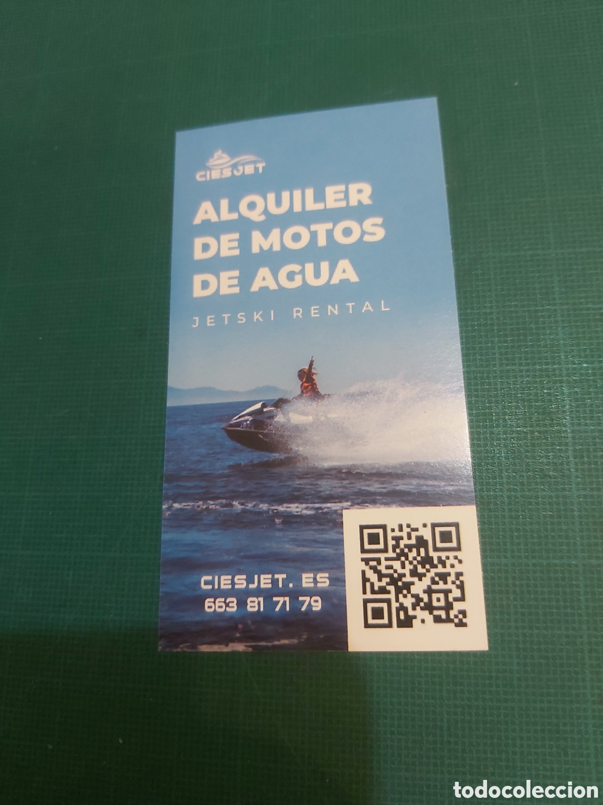 Collectionnisme Papier divers: Galicia cuess jet alquiler motos agua rutas