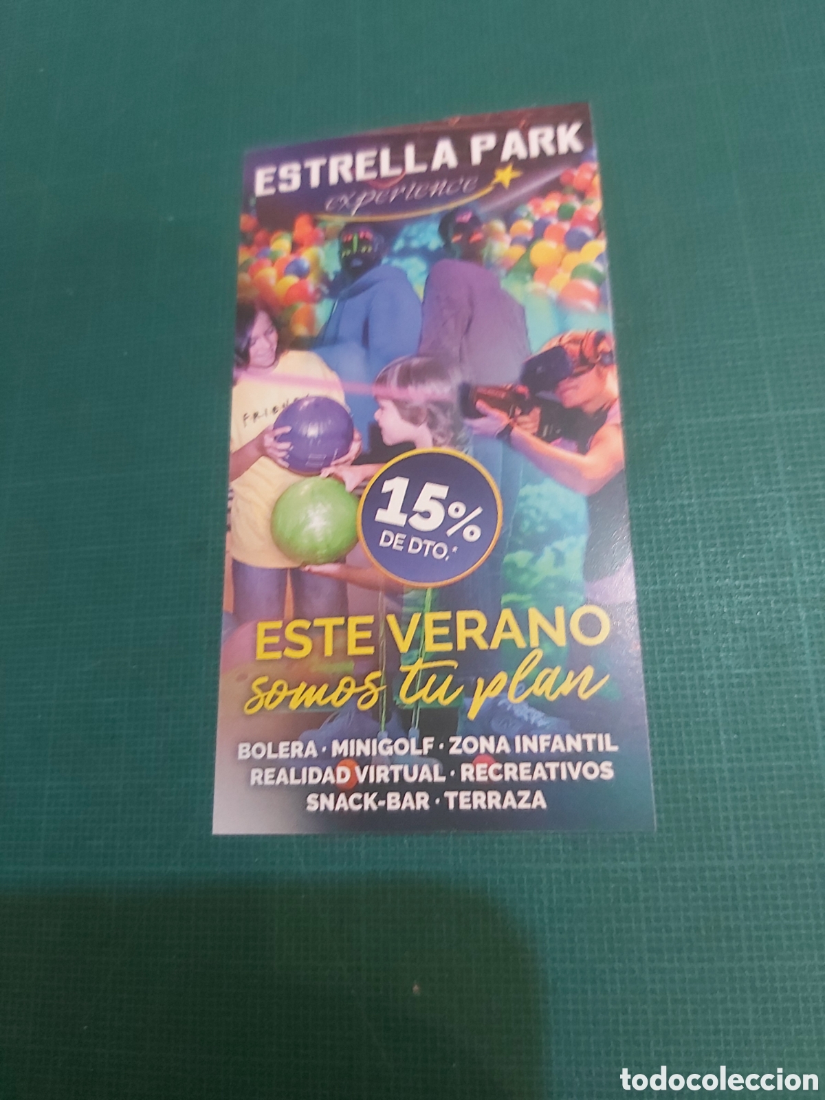 Otros Art&iacute;culos de Coleccionismo en Papel: En arausa Pontevedra Espa&ntilde;a Galicia tarjetas estrella park bolera,mini golf terraza bar