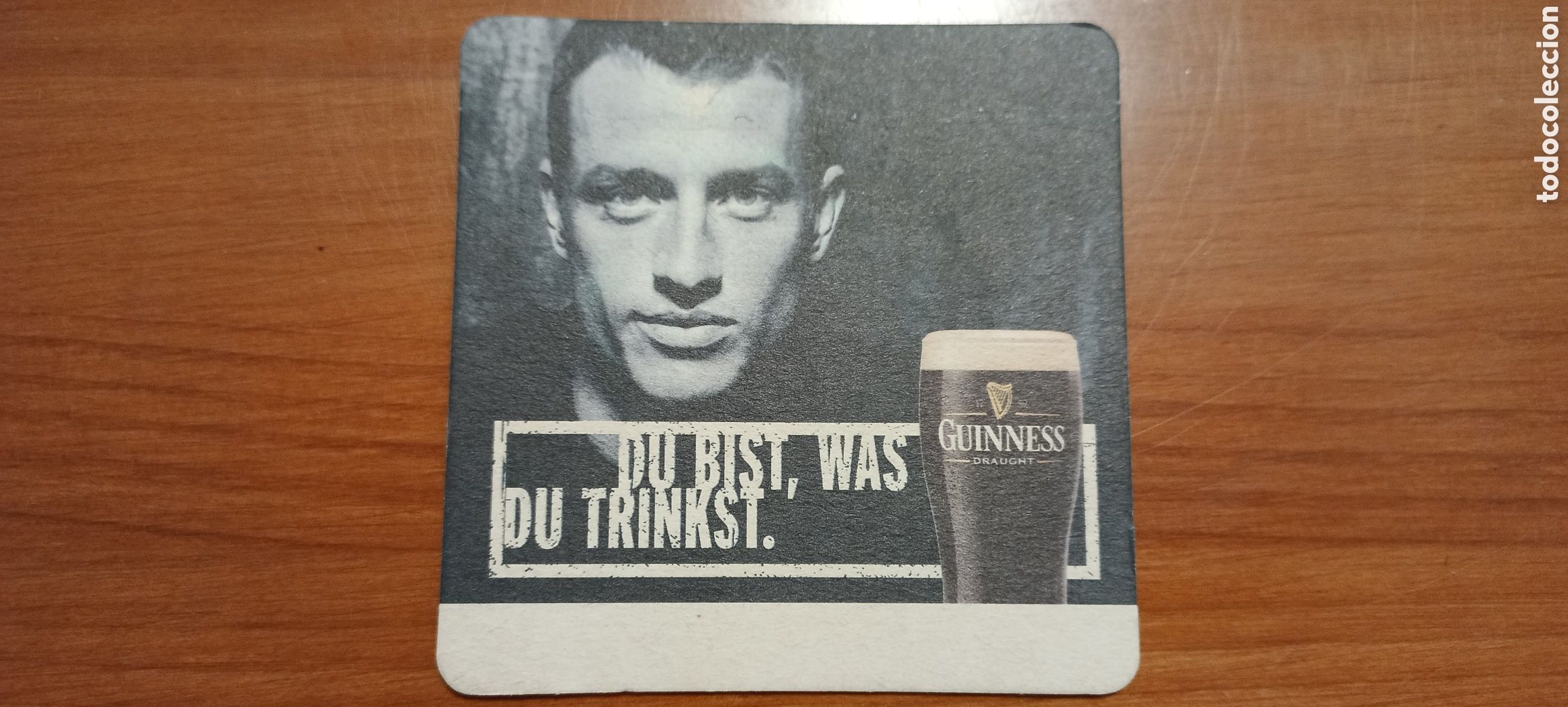 Outros artigos de papel: Guinness posavasos Du Bist, Was Du Trinkst cart&oacute;n en muy buen estado