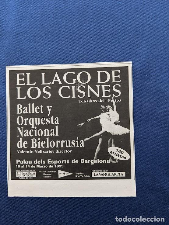 Collectionnisme Papier divers: RECORTE EL LAGO DE LOS CISNES