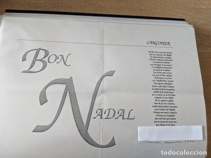 Collectionnisme Papier divers: FELICITACI&Oacute;N NAVIDE&Ntilde;A (REPRODUCCI&Oacute;N) A&Ntilde;O 1990