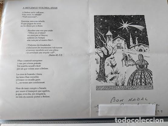 Collectionnisme Papier divers: FELICITACI&Oacute;N NAVIDE&Ntilde;A (REPRODUCCI&Oacute;N) A&Ntilde;O 1999