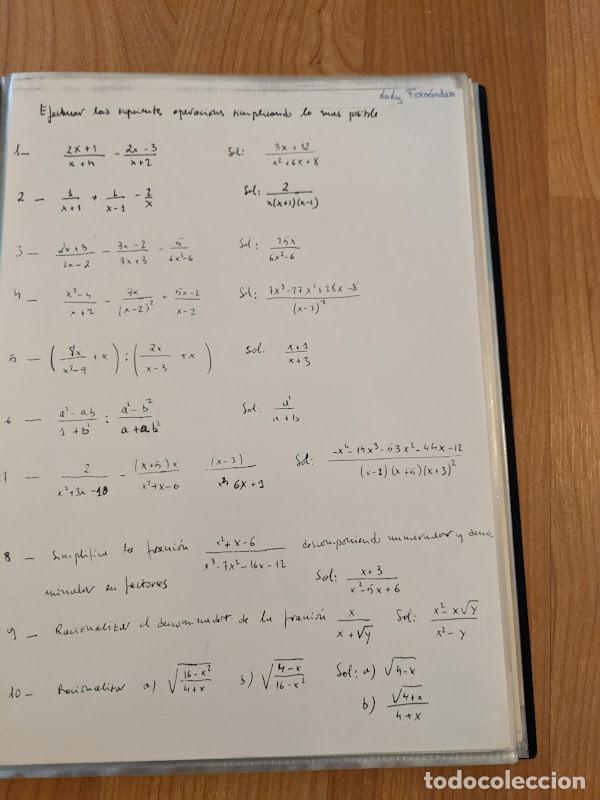 Outros artigos de papel: HOJA EJERCICIOS MATEM&Aacute;TICAS-POLINOMIOS