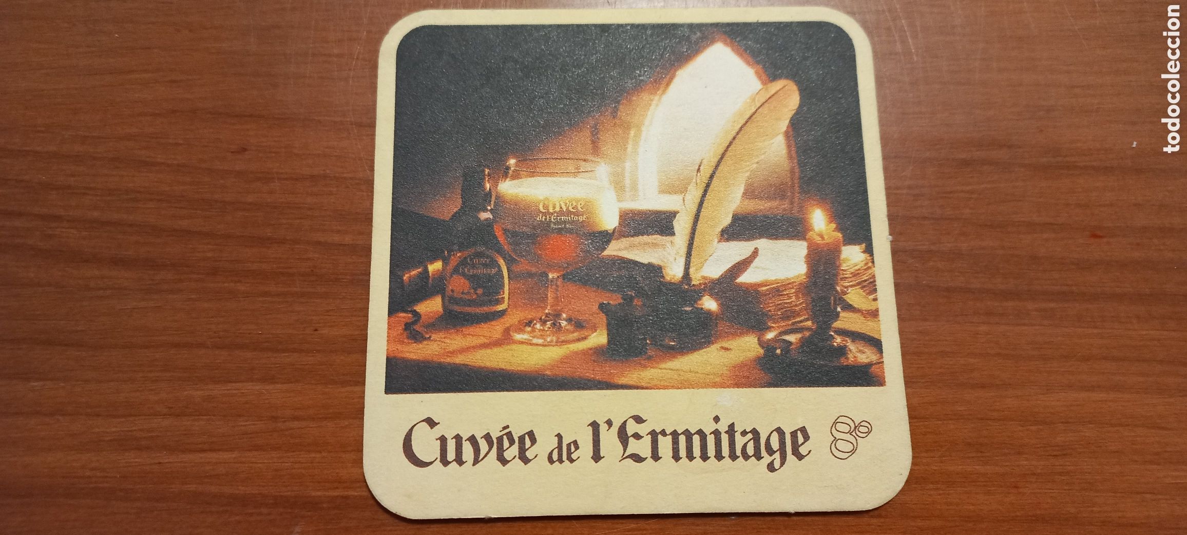 Otros Art&iacute;culos de Coleccionismo en Papel: Cuv&eacute;e de l'Ermitage 8&ordm; posavasos cart&oacute;n