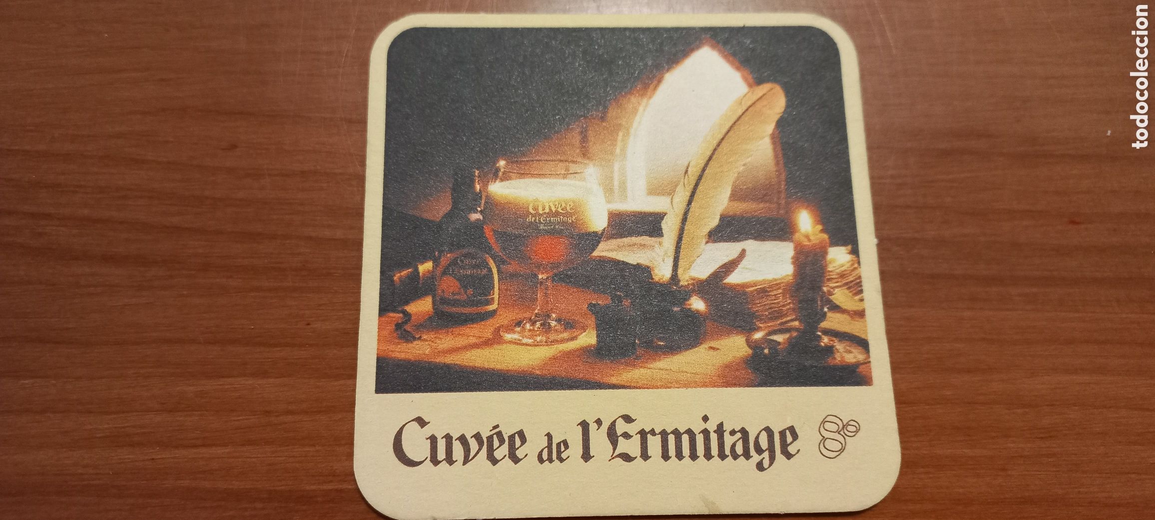 Otros Art&iacute;culos de Coleccionismo en Papel: Cuv&eacute;e de l'Ermitage 8&ordm; posavasos cart&oacute;n