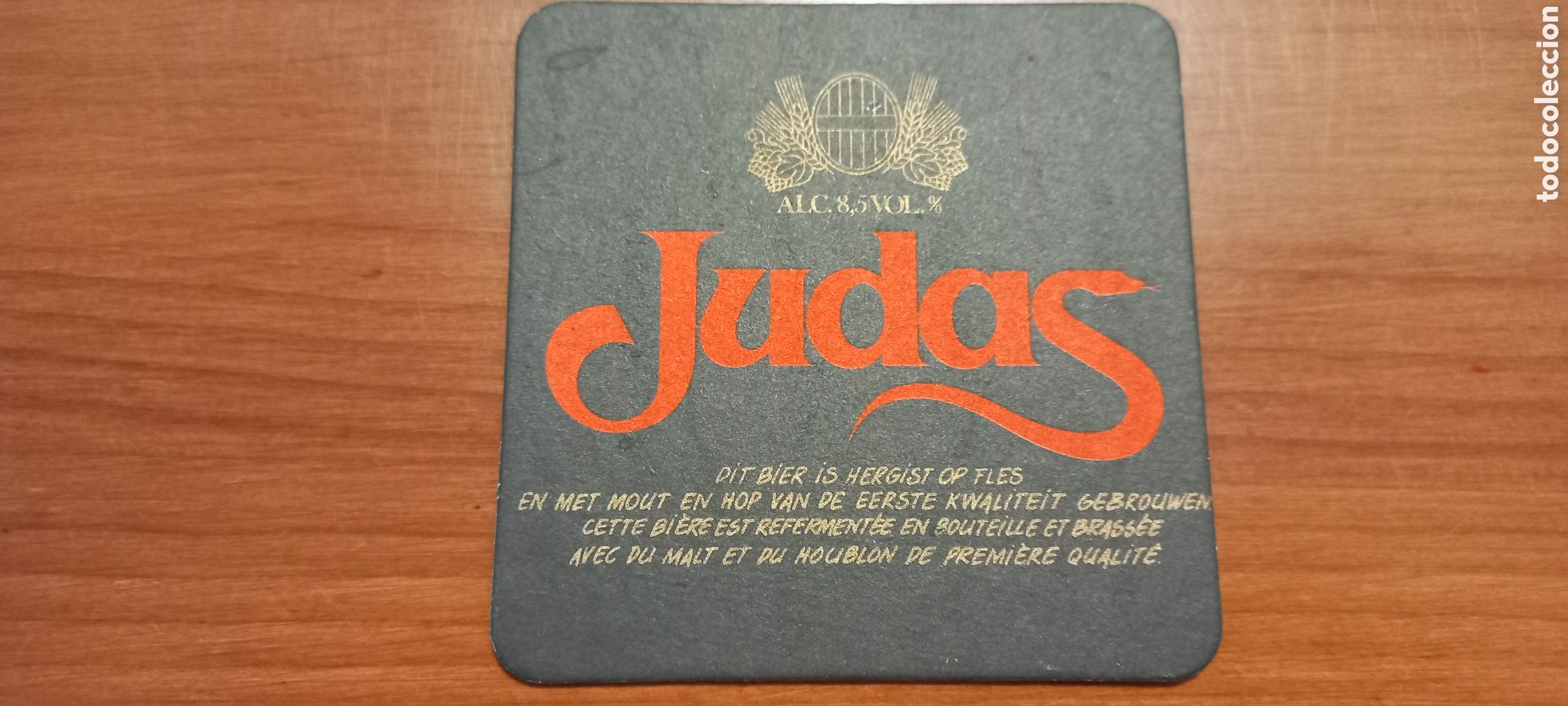 Otros Art&iacute;culos de Coleccionismo en Papel: Judas posavasos cart&oacute;n