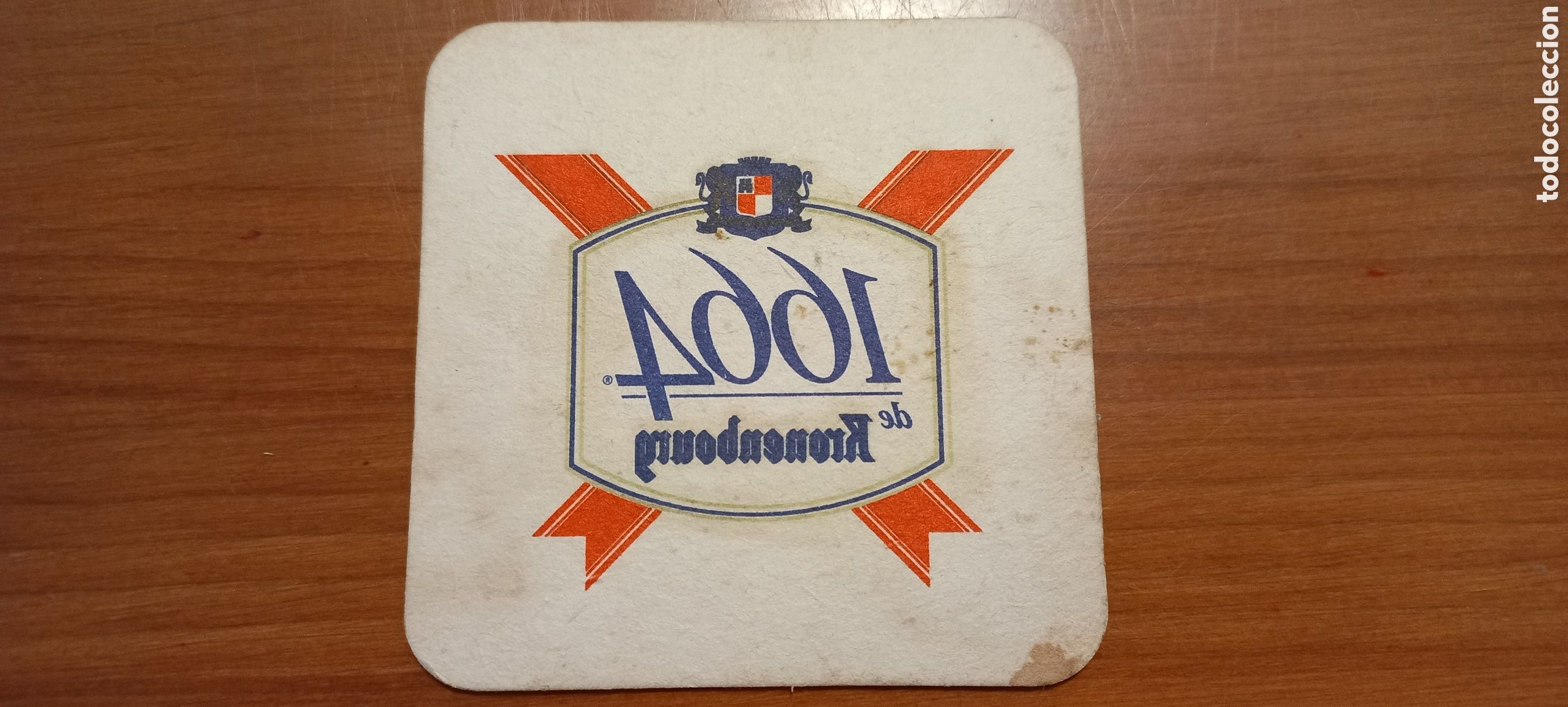 Otros Art&iacute;culos de Coleccionismo en Papel: 1664 de Kronenbourg posavasos blanco cart&oacute;n