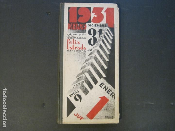 Altri oggetti di carta: BARCELONA-COLMADOS FELIX ESTRADA-DIETARIO A&Ntilde;O 1931-VER FOTOS-(V-24.304)