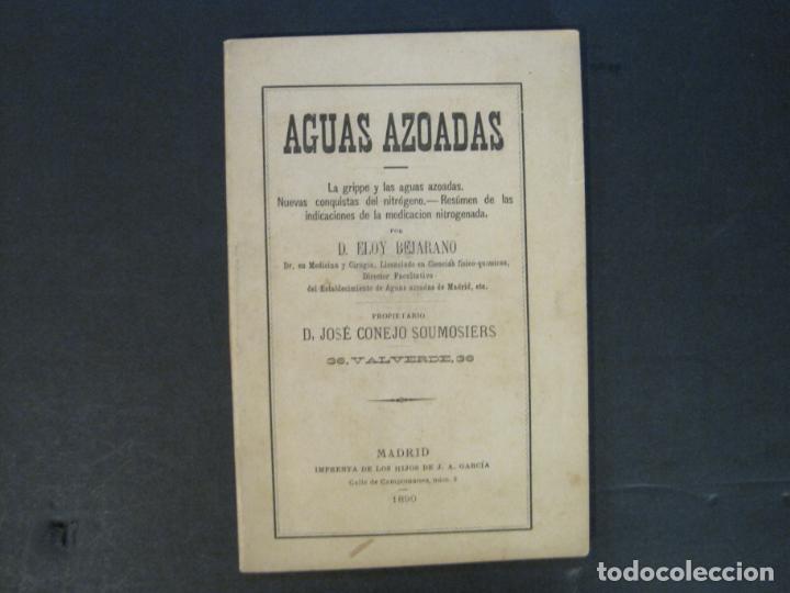 Altri oggetti di carta: MADRID-AGUAS AZOADAS-ELOY BEJARANO-A&Ntilde;O 1890-VER FOTOS-(K-10.105)