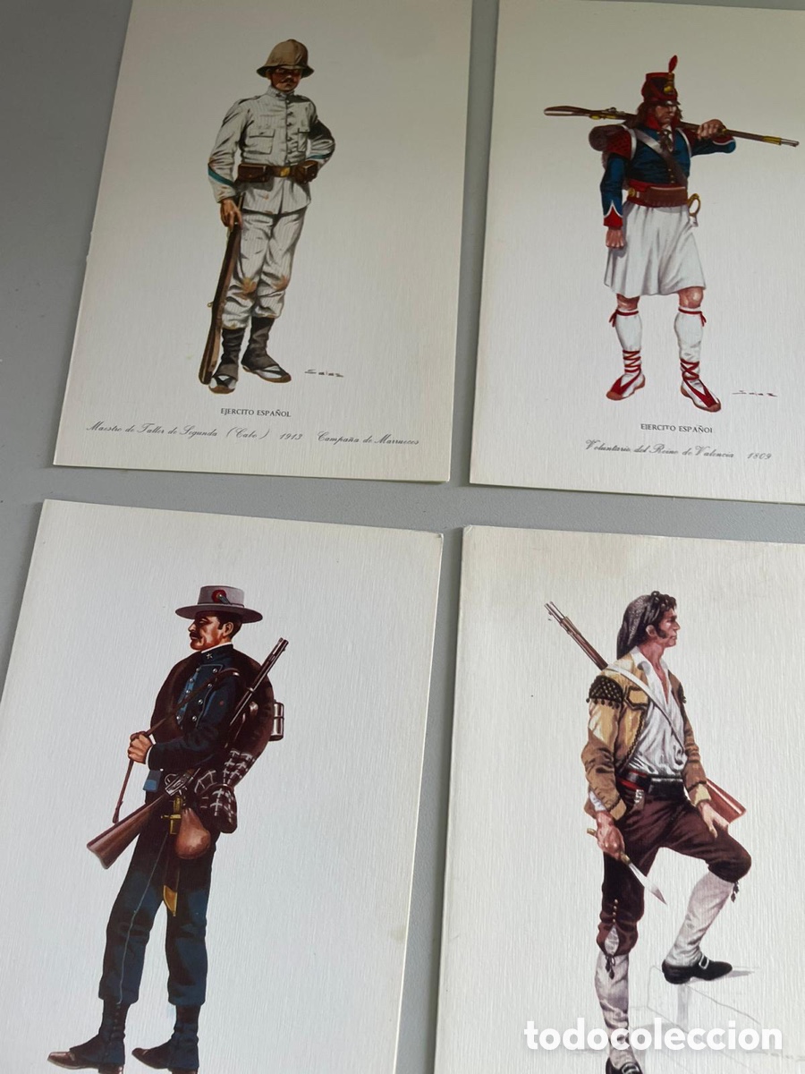 Otros art&iacute;culos de coleccionismo en papel: Lote de postales ej&eacute;rcito espa&ntilde;ol - Foto 4