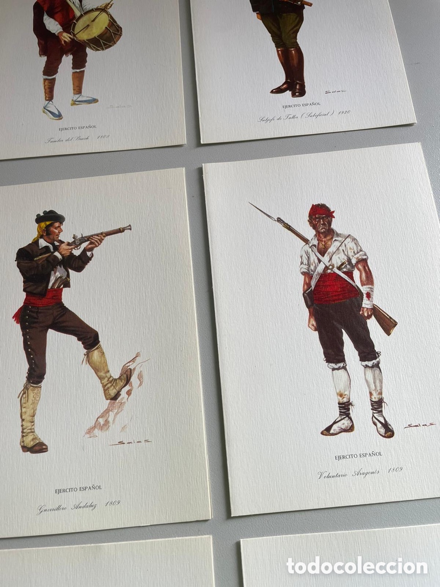 Otros art&iacute;culos de coleccionismo en papel: Lote de postales ej&eacute;rcito espa&ntilde;ol - Foto 5