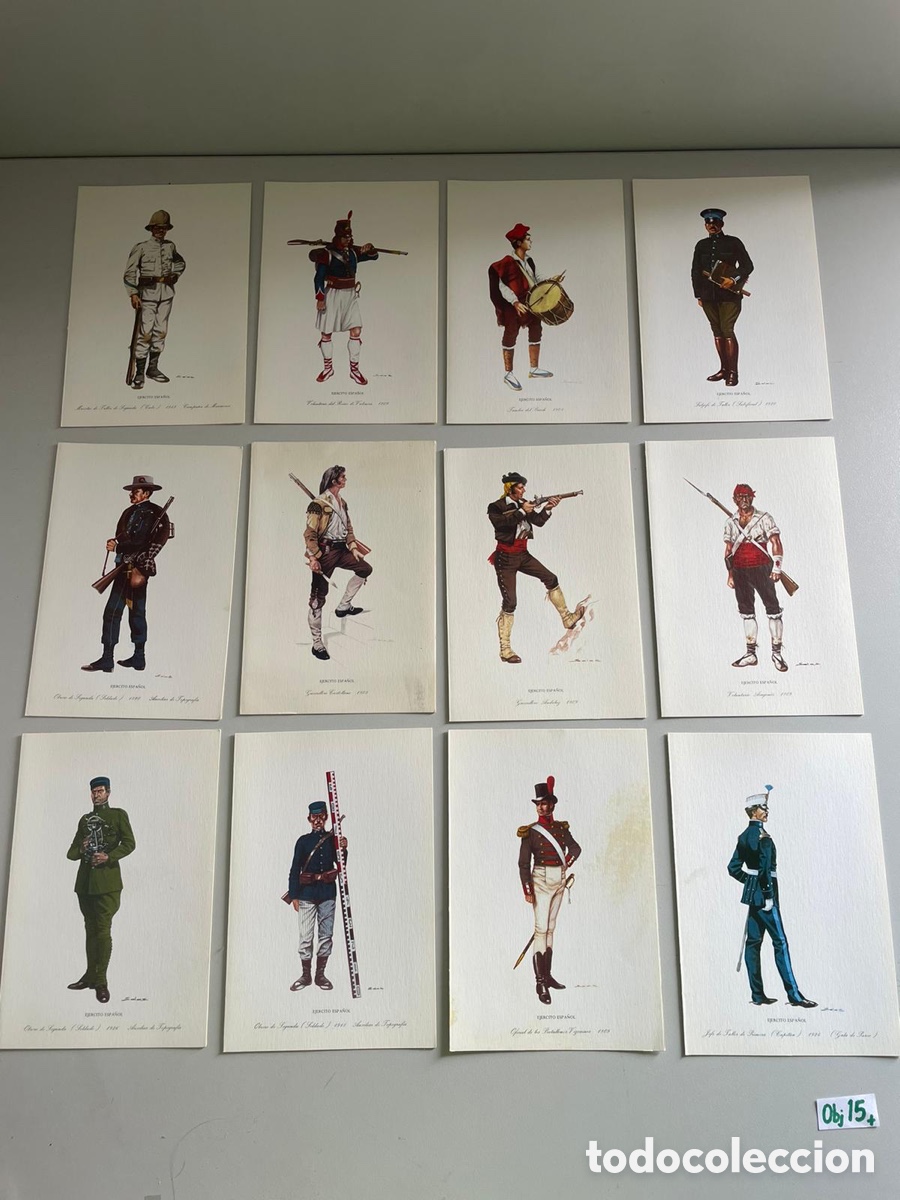 Otros art&iacute;culos de coleccionismo en papel: Lote de postales ej&eacute;rcito espa&ntilde;ol - Foto 1