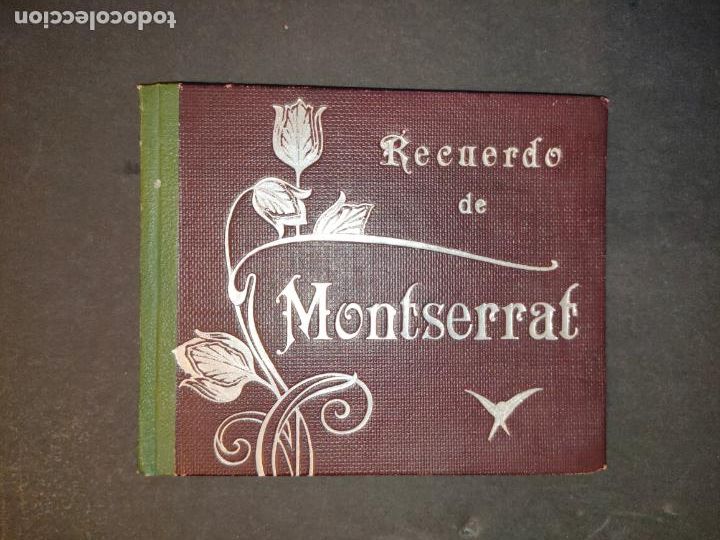 Altri oggetti di carta: RECUERDO DE MONTSERRAT-ALBUM-FOTOGRAFO J.E. PUIG-VER FOTOS-(K-10.203)