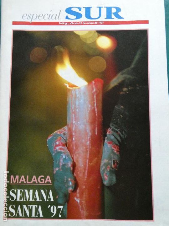 Otros Art&iacute;culos de Coleccionismo en Papel: REVISTA RELIGIOSA SEMANA SANTA M&Aacute;LAGA. ESPECIAL DIARIO SUR PASI&Oacute;N DEL SUR 1997. 290GR